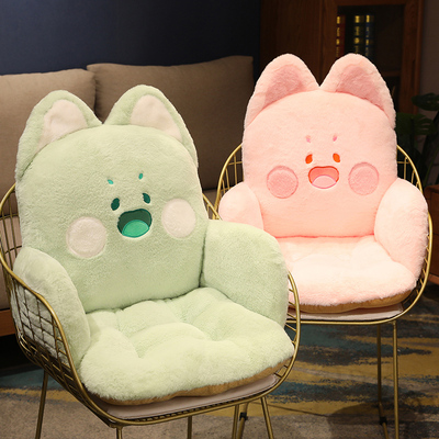 椅子垫子办公室坐垫久坐护腰靠垫靠背一体大学生宿舍椅垫屁垫座垫