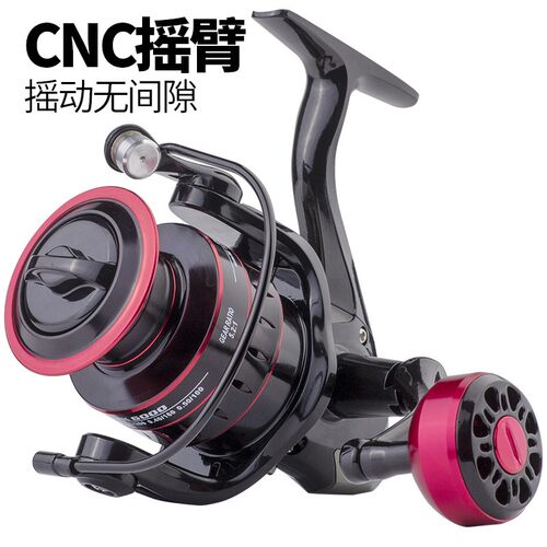 粼湖渔轮鱼轮纺车轮全金属渔线轮远投路亚海杆海竿轮筏钓钓鱼线轮
