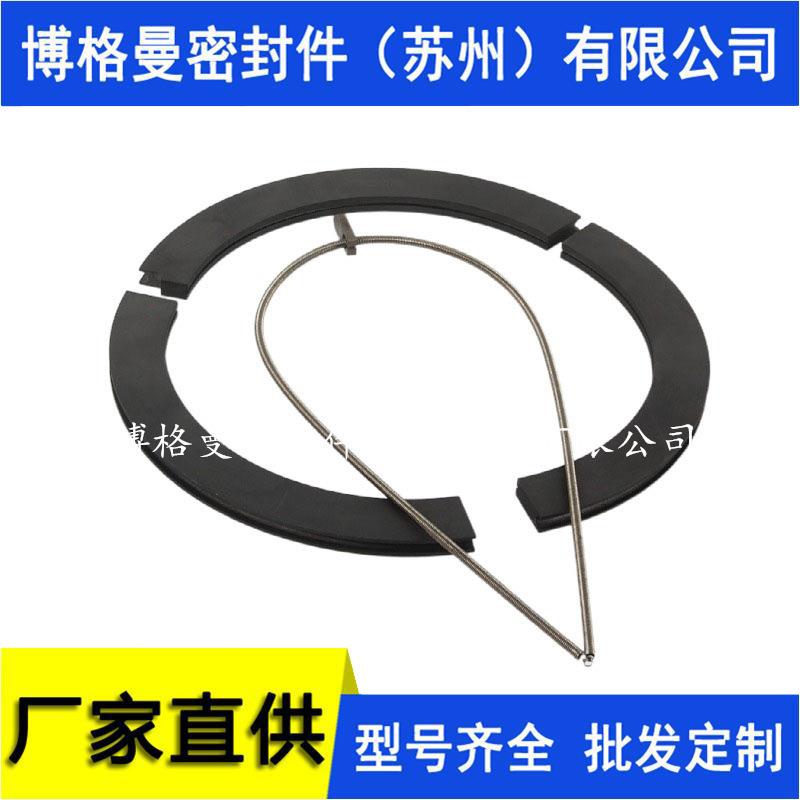 碳环分瓣式碳环石墨三拼环剖分石墨环石墨分瓣环风机专用密封环