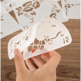 儿童画画镂空模板学生手抄报绘画神器DIY花边工具几何图形万花尺