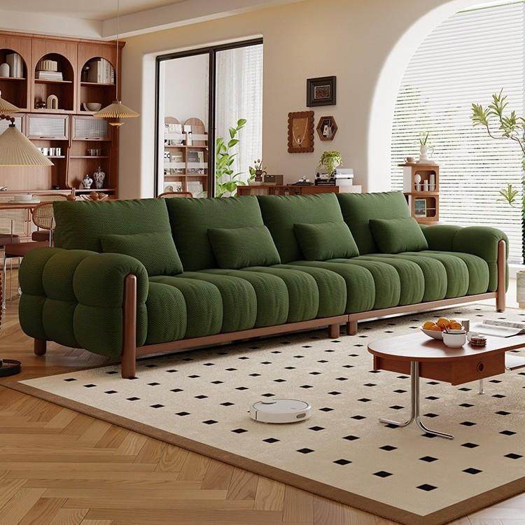 法式复古风网格麻布钢琴键沙发小户型中古风直排沙发三人座,鲜花速递/花卉仿真/绿植园艺,割草机/草坪机,淘宝优惠券,粉丝福利购,淘宝优惠卷