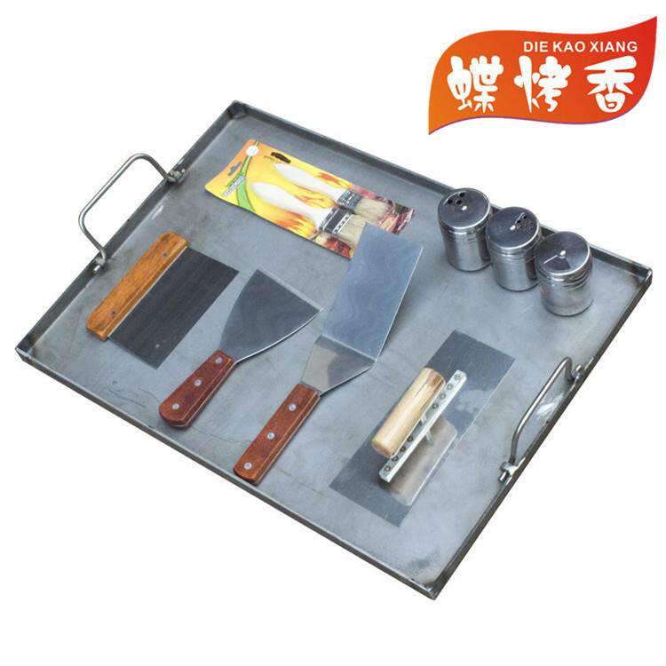 蝶烤香铁板烧设备铁板鱿鱼扒炉手抓饼豆腐烤冷面灌饼机器