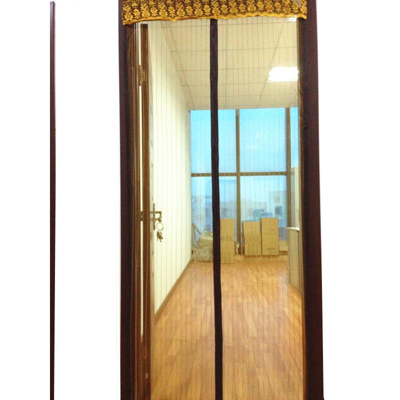 魔送术贴 门帘磁jiaoyang性防蚊门帘制 高档磁性软定纱窗门 铝纱