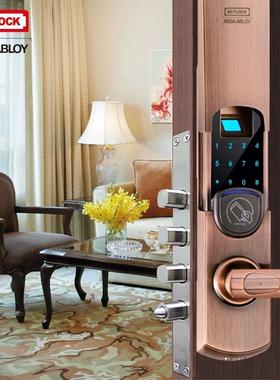 第盗吉尔指纹锁门码密感应刷卡防Keylock\入户智能电子锁92A防小