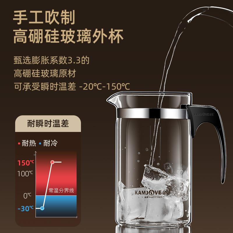 金灶逸杯泡壶家用大茶容TP系列飘冲茶器茶水分飘离内胆可拆2量025