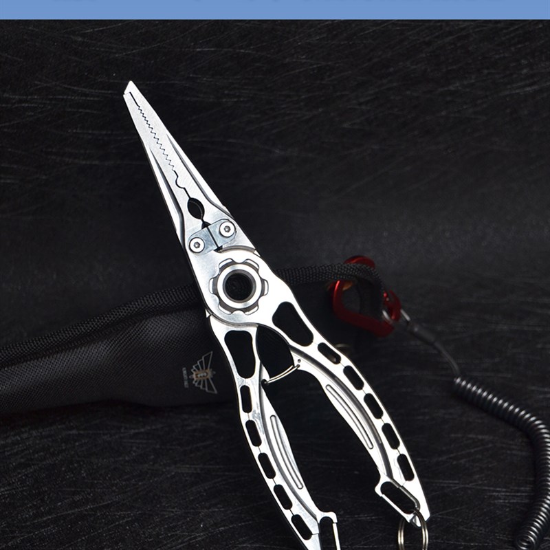 全能鹰高精度全钢钓鱼钳子摘钩专用路亚钳多功能鹰嘴剪线控鱼工具