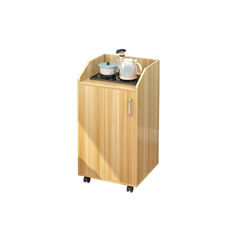 小柜子夹缝茶桌板式餐边柜简易矮柜客厅茶水柜带轮墙边角柜放水桶