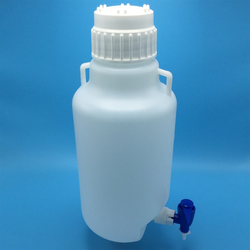 水瓶塑料瓶00ml下口瓶 00毫升大容量瓶5L瓶 实验室耗材带水龙