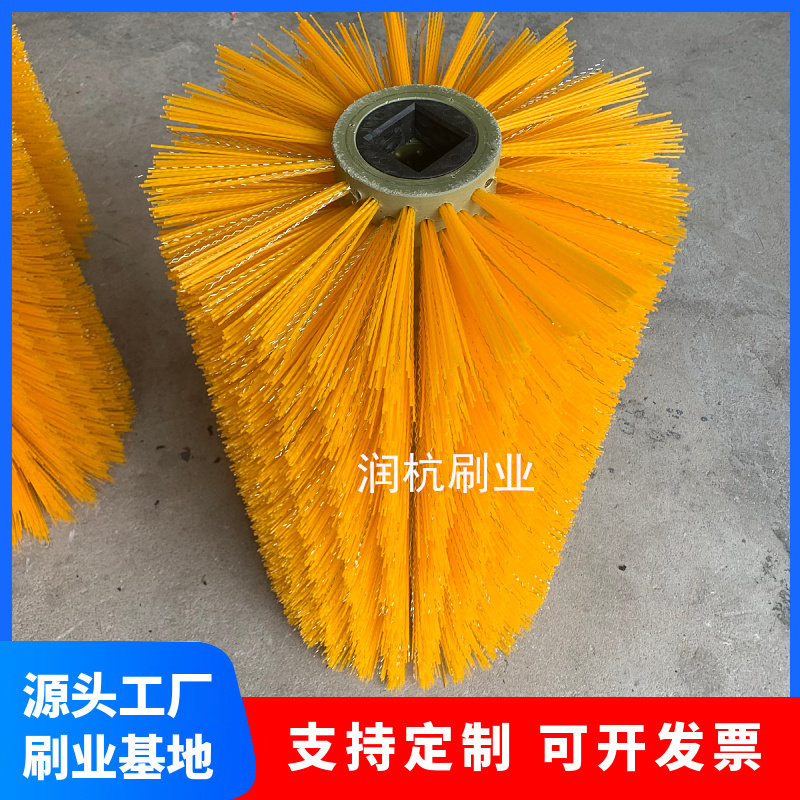 环卫扫路车滚刷加钢丝扫地机圆形主刷滚筒毛刷规格多种支持定制