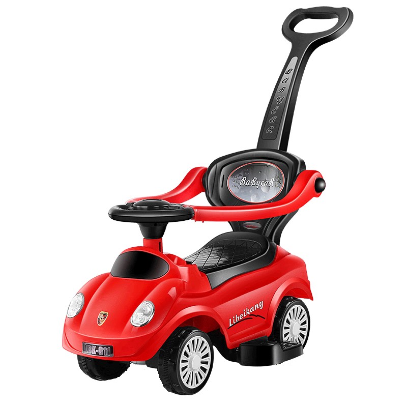 儿童手推扭扭车万向轮1-3岁宝宝滑滑溜溜四轮童车可坐防侧翻