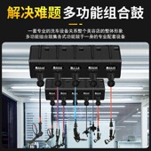 电鼓气鼓水鼓泡沫双管水气清洗组合鼓全套设备商用高压洗车设备收