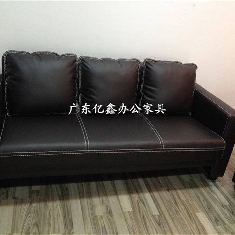 办公沙发 商务洽谈会客接待沙发 三人位沙发 优质西皮沙发