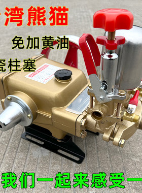 26/60农用三缸柱塞泵陶瓷柱塞高压机动喷雾器打药机园林果树喷药
