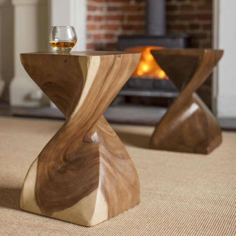 创意实木墩子原木树桩凳家用坐凳根雕木头树墩木桩木墩底座