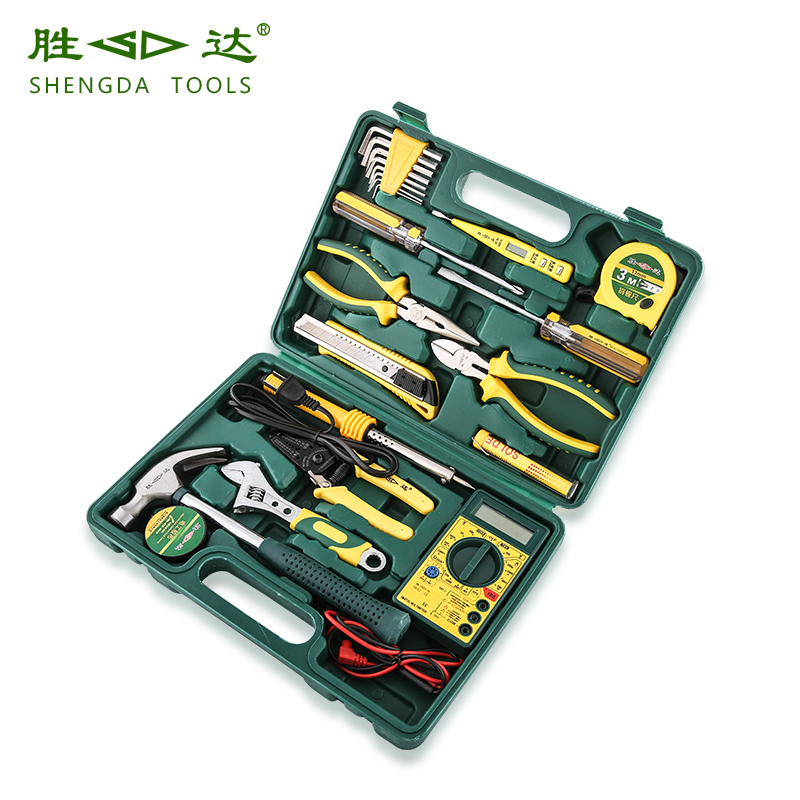 胜达 53件电讯工具装 万用表电子电工维修五金工具组