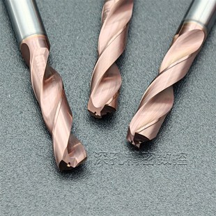 3D5D钨钢内冷钻头3倍径5倍径整体硬质合金深孔内冷中心出水钻头