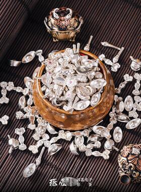 六喜小覆活节彩蛋0卓江原创民族风格珠宝饰品银锭五帝钱金蟾蜍皮