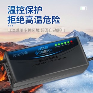 锂电池充电器48V5A60V3A72V5A聚合物铁锂大功率锂电池电动车快充