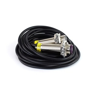 M18对射激光开关可见红光 20米 激光传感器感应器红外线光电开关0