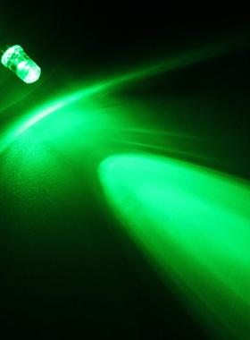 5MM红色绿色蓝色白色黄色LED发光二极管F5直插灯珠超高亮发光管