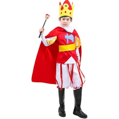 王子侍卫大臣国王皇帝新装表演出衣服睡美人白雪公主裙欧式骑士