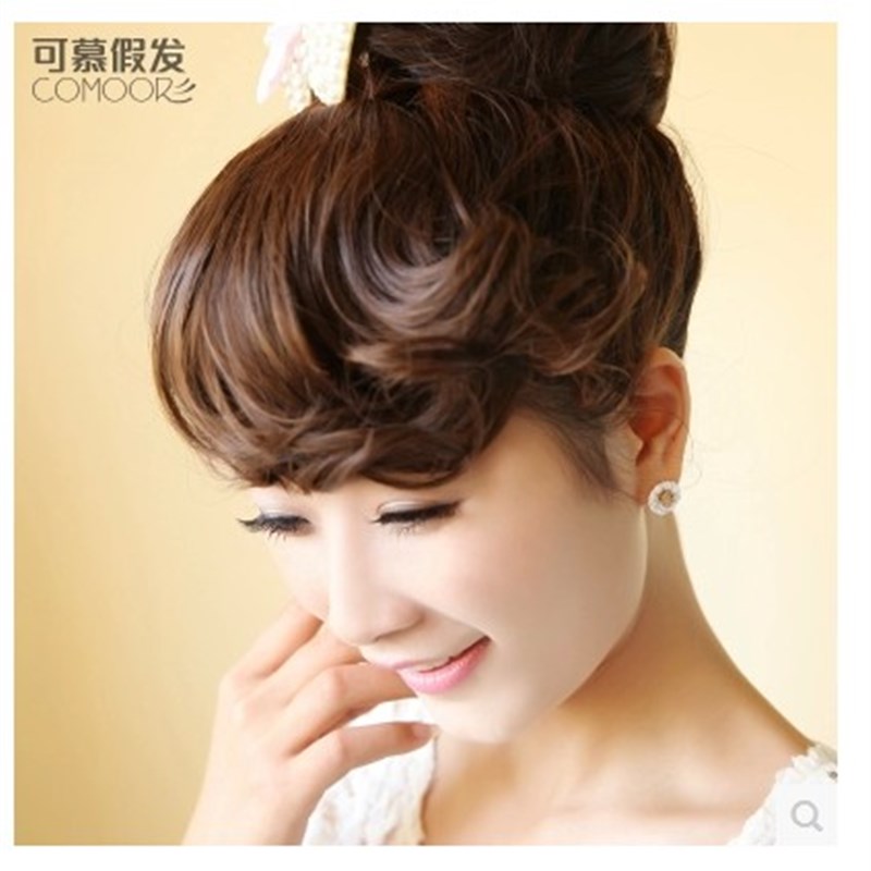 假发片隐形女韩国假刘海卷发假发刘海片假留海斜刘海片假流海无痕