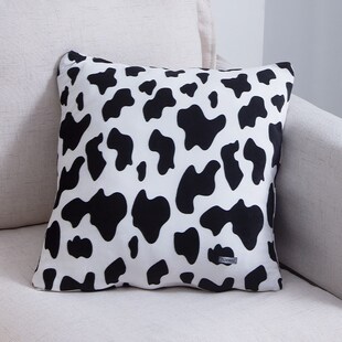 客厅简约沙发抱枕套靠枕布艺四季通用耐脏保护套护腰diy来图定制