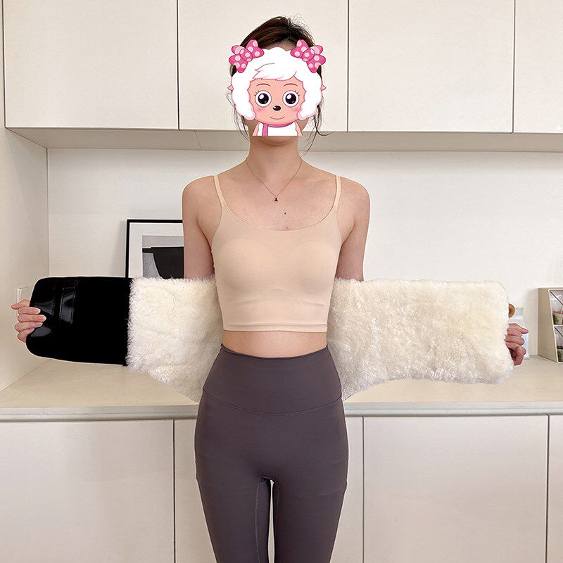 加厚加宽纯羊毛全包围护腰带冬季老人成人防寒保暖护肚子暖宫暖胃