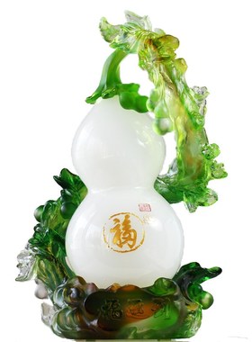 琉璃福运到葫芦摆件居家客厅玄关装饰摆放祝寿乔迁高档工艺礼品