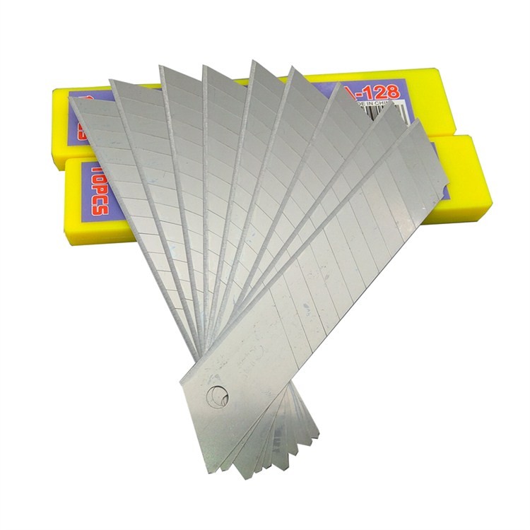 100片装 日钢A-128特大号刀片 加大美工刀刀片 宽25MM 超大刀片