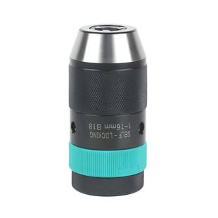 B16 钻夹头螺纹孔电钻用 带锁自紧式 B18自锁式 钻夹头1