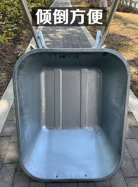 农用独轮轮小园推30072车单货车推沙泥土花手垃圾建筑肥料工地推