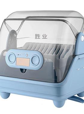 碗柜多能功碗筷收纳盒用家厨房餐具沥水置架装放消BD101011物毒碗