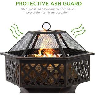 欧式 炉室外火暖炉火盆烧烤炉HC201A烤火炉冬日取暖柴火烤盆烤炉