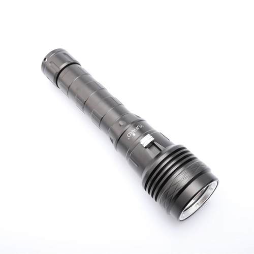 充电强光亮P32443650手电筒水防下水照潜水照明6补光远射探灯2650