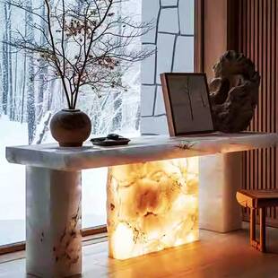 奢石灯光方案LED柔性软灯板大理石背景氛围灯灯箱面光源发光灯条