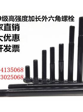 10.49级螺445栓加长外六角加长强度螺丝M39*30035000高045050