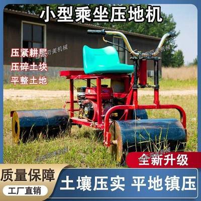大壤棚小三轮压地机型大蒜地麦地压实机VHW镇土压平压汽油柴油压