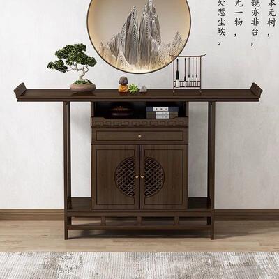 新464中式玄台入户厅玄柜现代家用供桌中关堂桌门供关奉桌子长条