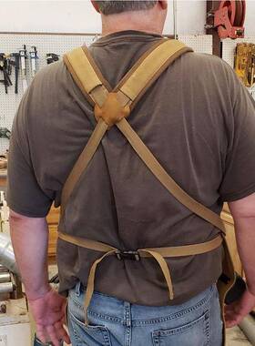 过蜡油蜡帆布工/具围裙袖口帆欧美AL-64630跨境布伐木工木匠园林