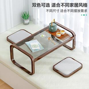 日式榻米茶桌飘窗小桌子窗矮小茶几楠竹台炕榻桌桌实木无品牌/卧
