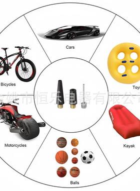 式7294跨境汽车配件12v缩型重便携金属空气压机气泵