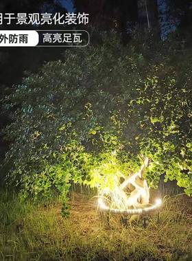 太外阳能外灯树灯彩灯户园林景50573观灯户超亮七彩爆闪灯照树树