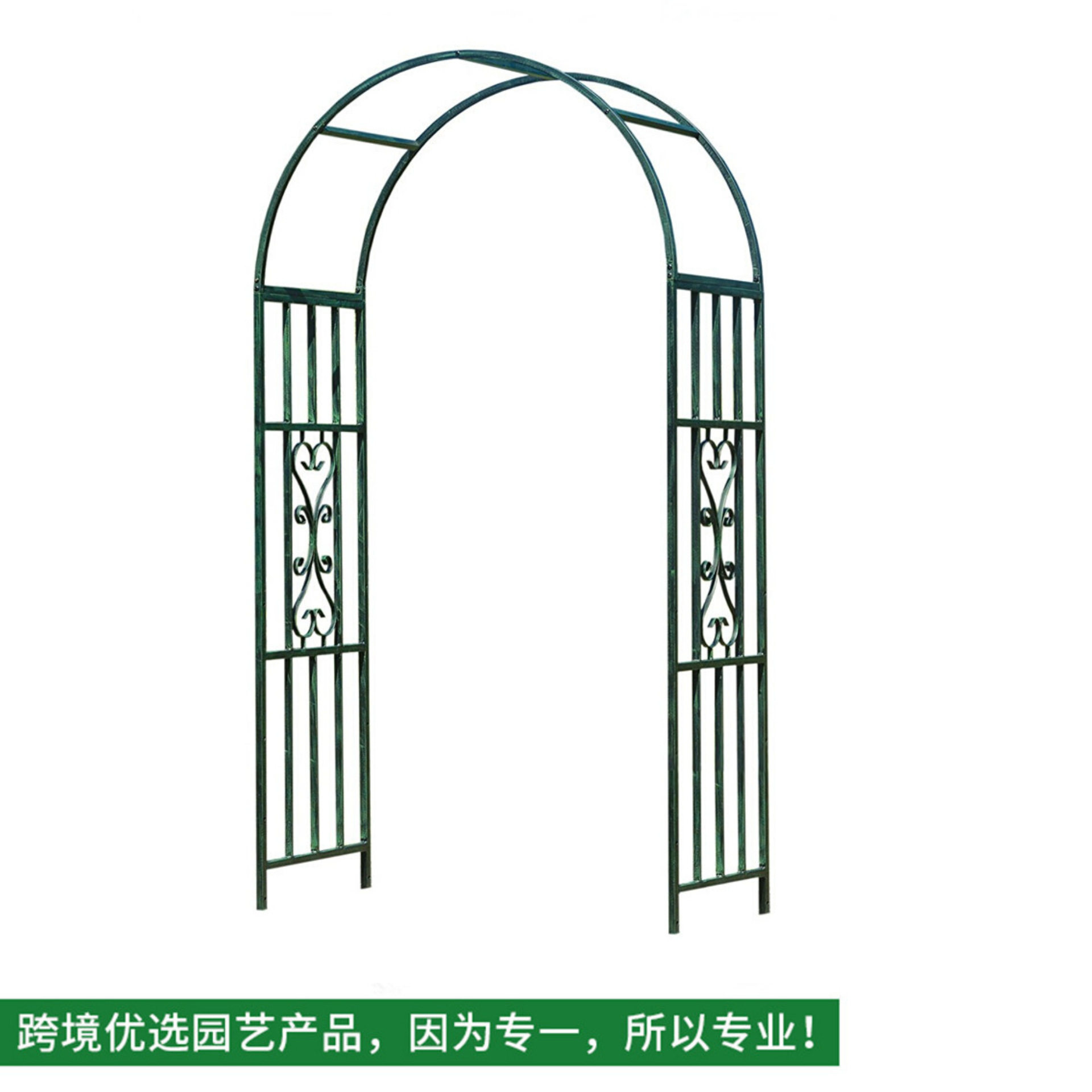 大型绿色户外花园婚礼拱门花园草地藤蔓植物攀爬架