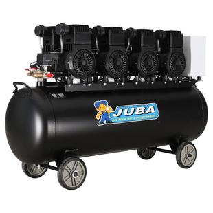 空压机20V无油音气泵压缩机喷静2漆洗550 3车380V打气泵大型工业