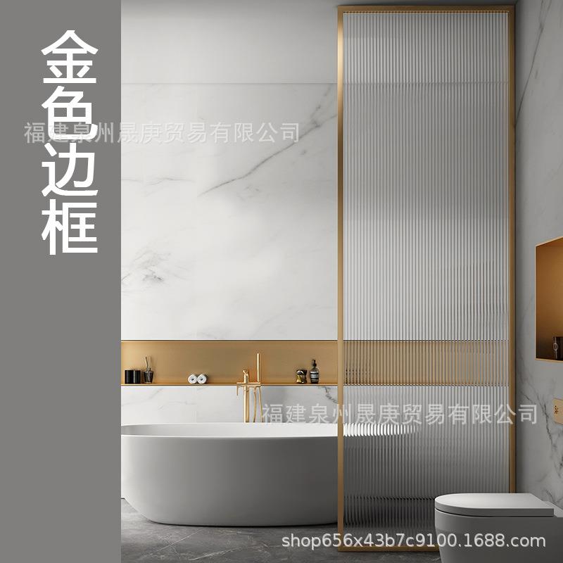厨浴室玻璃铁艺屏风断餐厅房简隔约屏风卧室玄关遮挡装饰格挡