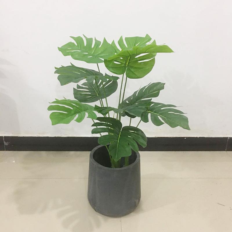 工厂家居落品仿绿植盆栽塑料假花饰假树仿真真仿真植物龟地背竹胶