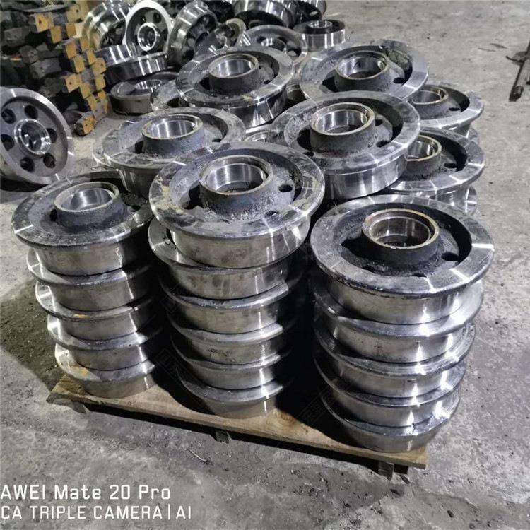 .300350mm矿车铸轮钢实心矿车轮子厂家轨道300.350轮型号齐全可来