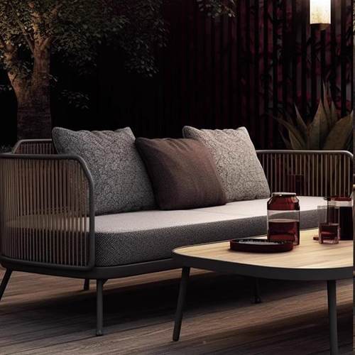 795户外休闲沙发墅庭院组别露天阳台约时尚合防水防晒桌椅家具简