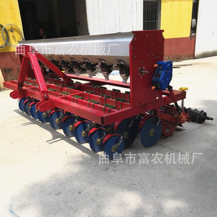 功能小麦种机蓿苜播种机牵引式FNxm-6施多肥播种机株播行距可调